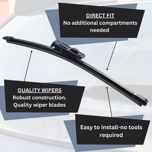 Rear Wiper Blades Replacement Fits Volkswagen Golf Hatchback 2020-on 10" G 250mm - Picture 11 of 11