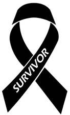 F Fuck-Cancer Survivor Awareness Ribbon Vinyl Decal Car Truck Window Sticker