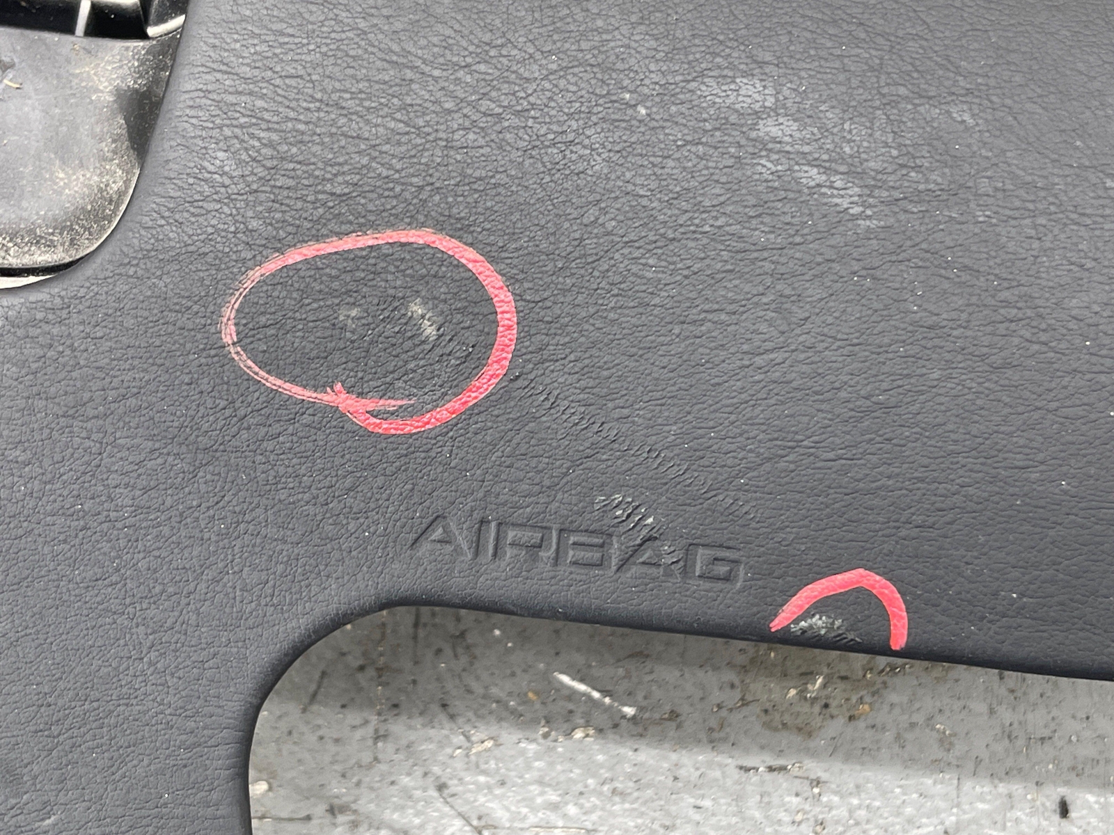 2020-2023 MCLAREN GT FRONT LOWER DASHBOARD TRIM PANEL COVER BLACK LEATHER OEM