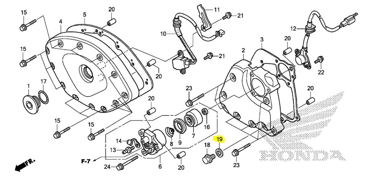 Honda OEM Full Synthetic Oil Change Kit for 2001-2017 GL 1800