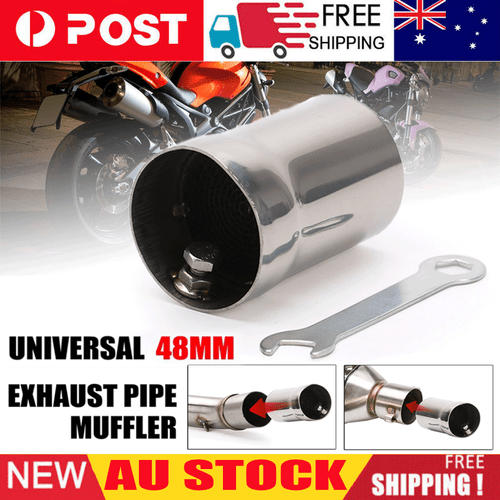 48mm Motorcycle Exhaust Pipe Muffler Valve Can Insert Baffle DB Killer Silencer - Picture 7 of 8