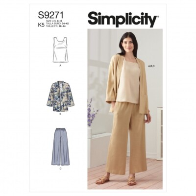 Simplicity Schnittmuster 9271 Damen Y5 (18-20-22-24-26)