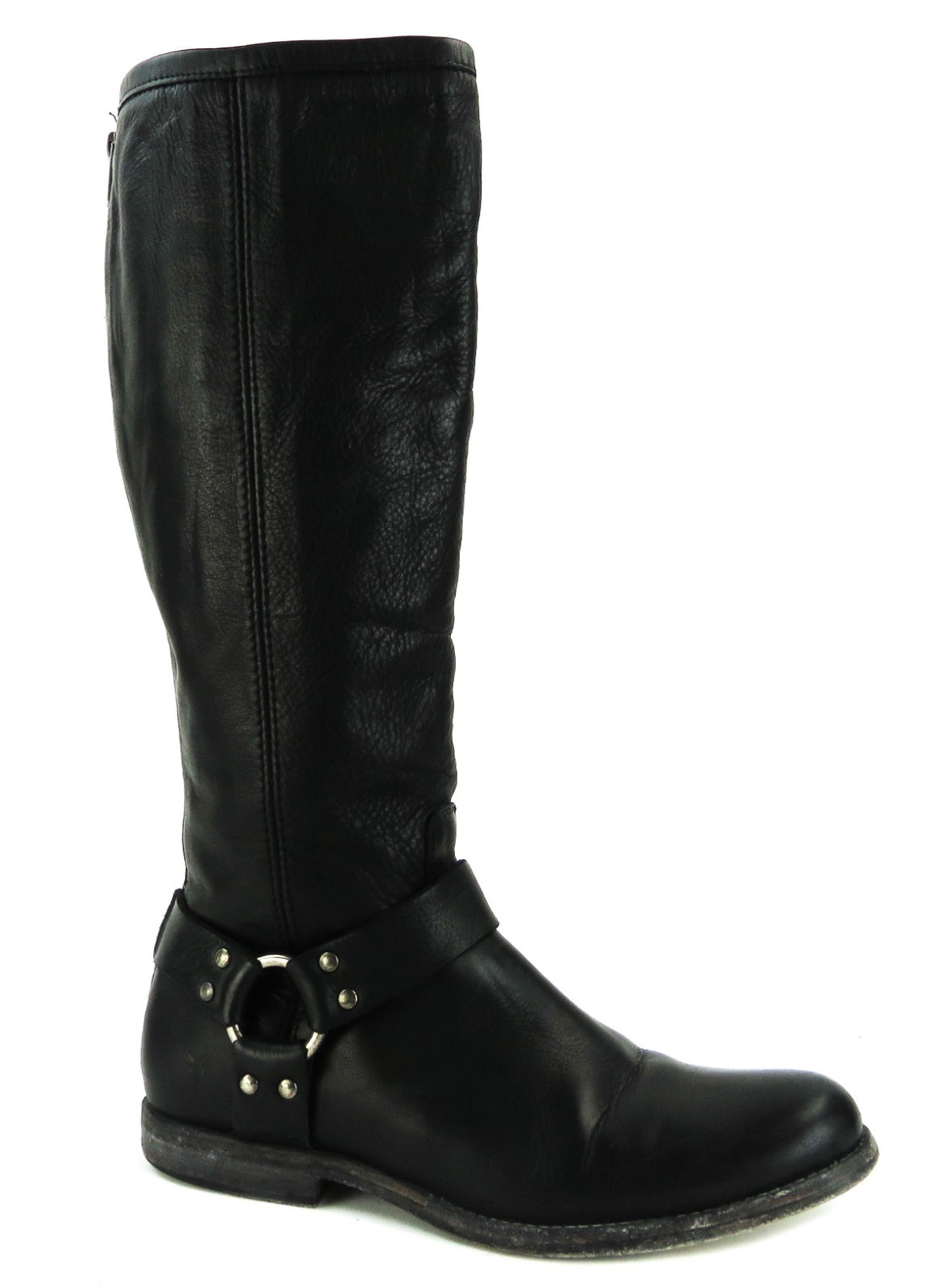 Frye Frye Frye Black Leather Phillip Harness Tall Boots 31c292 Frye Frye Frye Black Leather Phillip Harness Tall Boots 31c292