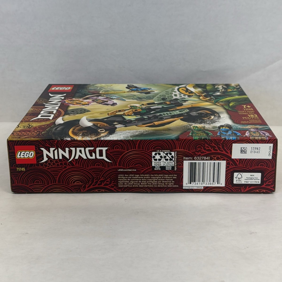 LEGO NINJAGO Lloyd's Jungle Chopper Bike 71745 Building Kit