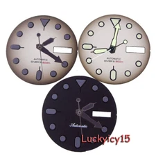 Tandorio 29Mm Orange Black Grey Watch Dial Fit Nh36 Nh36A Automatic Watch Parts