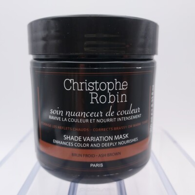 #ad Christophe Robin Shade Variation Mask ASH BROWN Enhances Color Nourishes 8.33oz $19.99