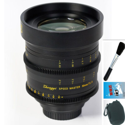 Zhongyi 50mm T1.0 Large Aperture PRO Cine Lens for ARRI PL Mount Cinema Camera