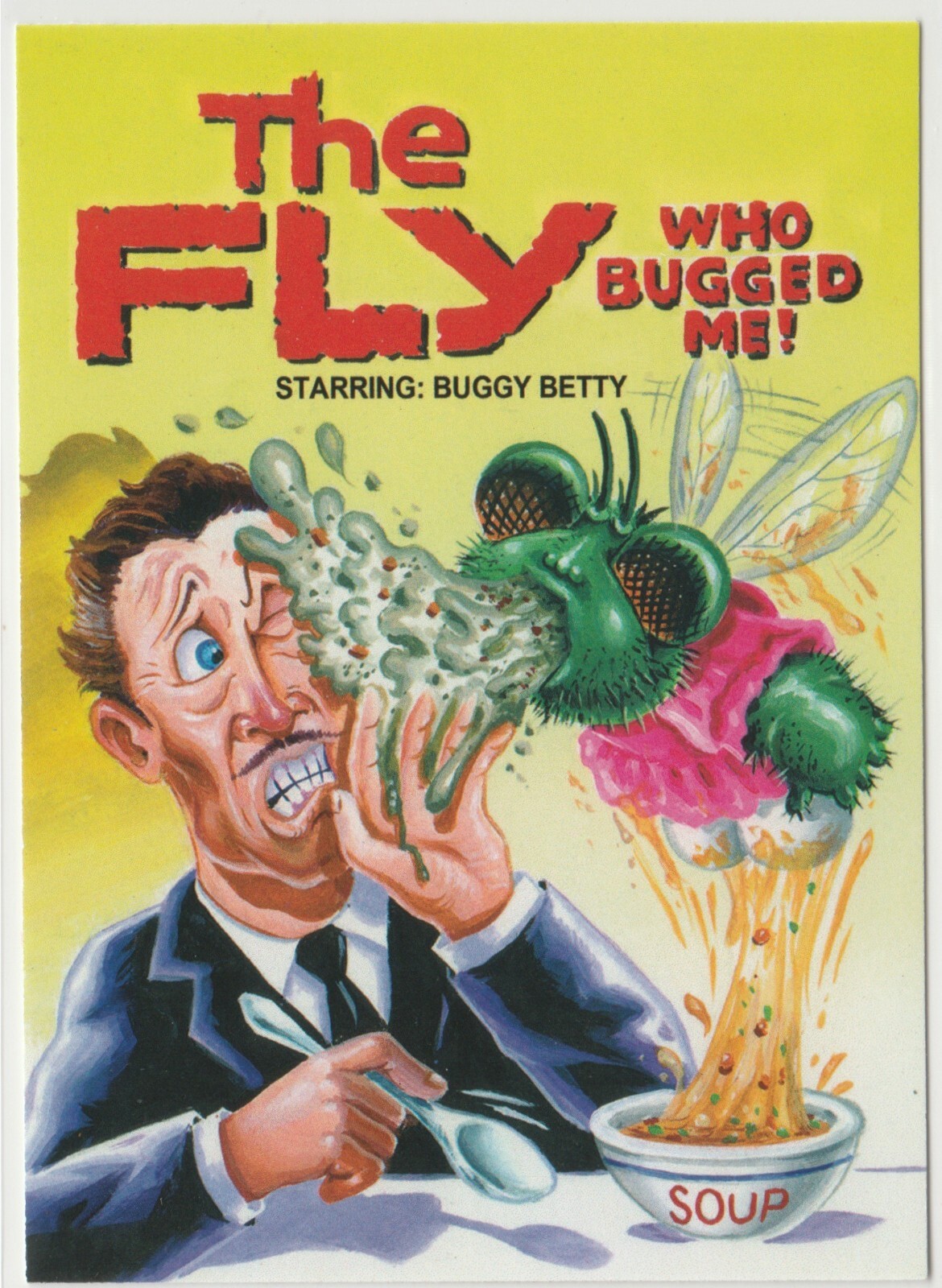 Buggy Betty Horror Film Sticker Garbage Pail Kids GPK 30th Anniversary 2015