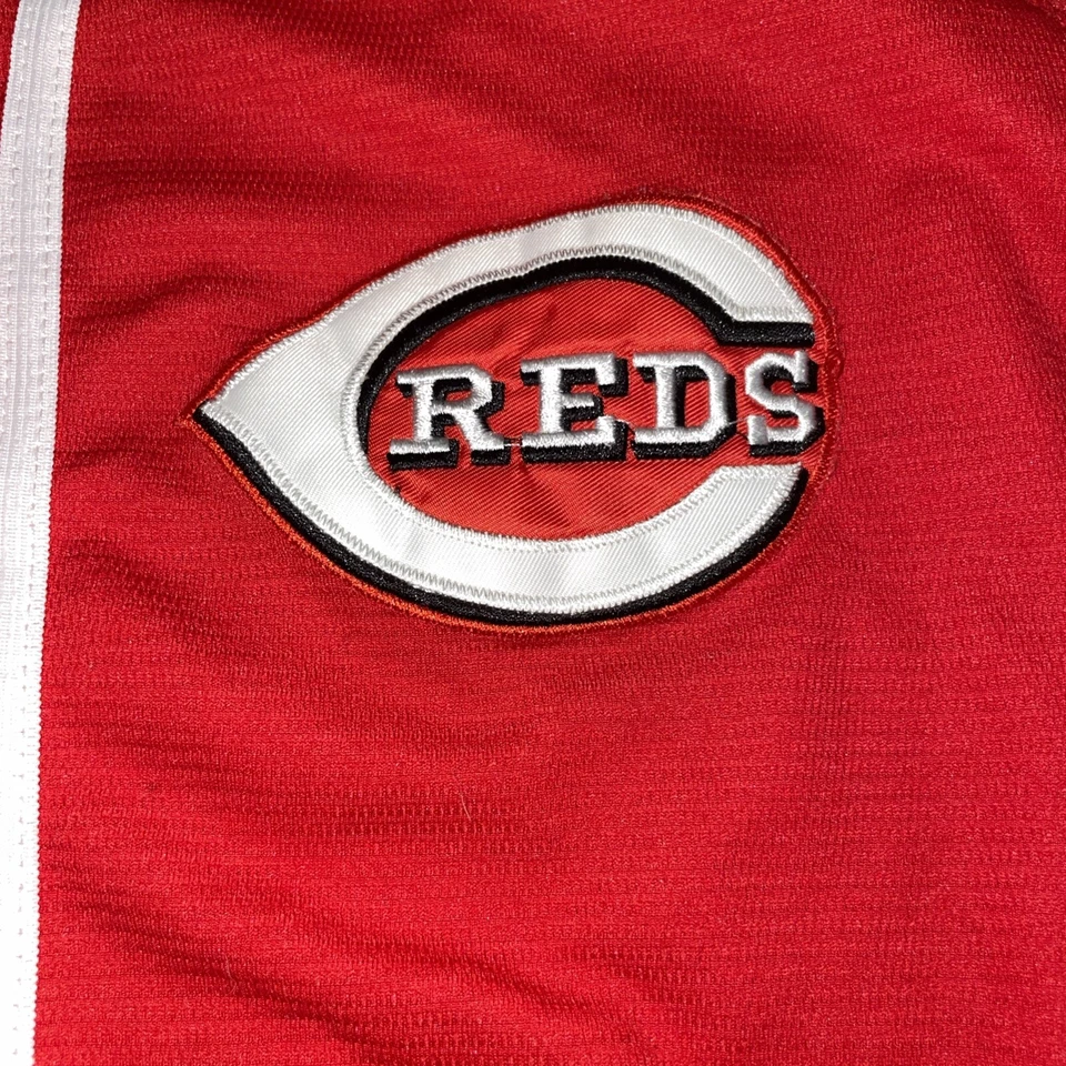 Cincinnati Reds Billy Hamilton Majestic MLB Genuino Mercancía Genial Base Niños L Foto 2 de 4