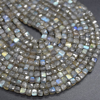 FACETED Cube Beads - 15" Strand, for Jewellery Making, 3.5mm-4.5mm - Picture 25 of 58