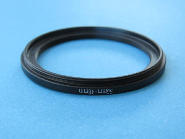 55mm to 46mm Stepping Step Down Ring Camera Lens Filter Adapter Ring 55mm-46mm - Image 2 of 2