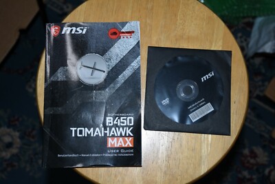Genuine MSI B450 Tomahawk Max MOTHERBOARD DRIVERS AND Manual