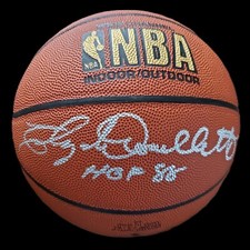 Clyde Lovellette Boston Celtics - Signed Basketball - JSA Authentic Autograph