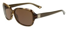 Anne Klein AK 7017 Blonde 724 Size 57 Sunglasses