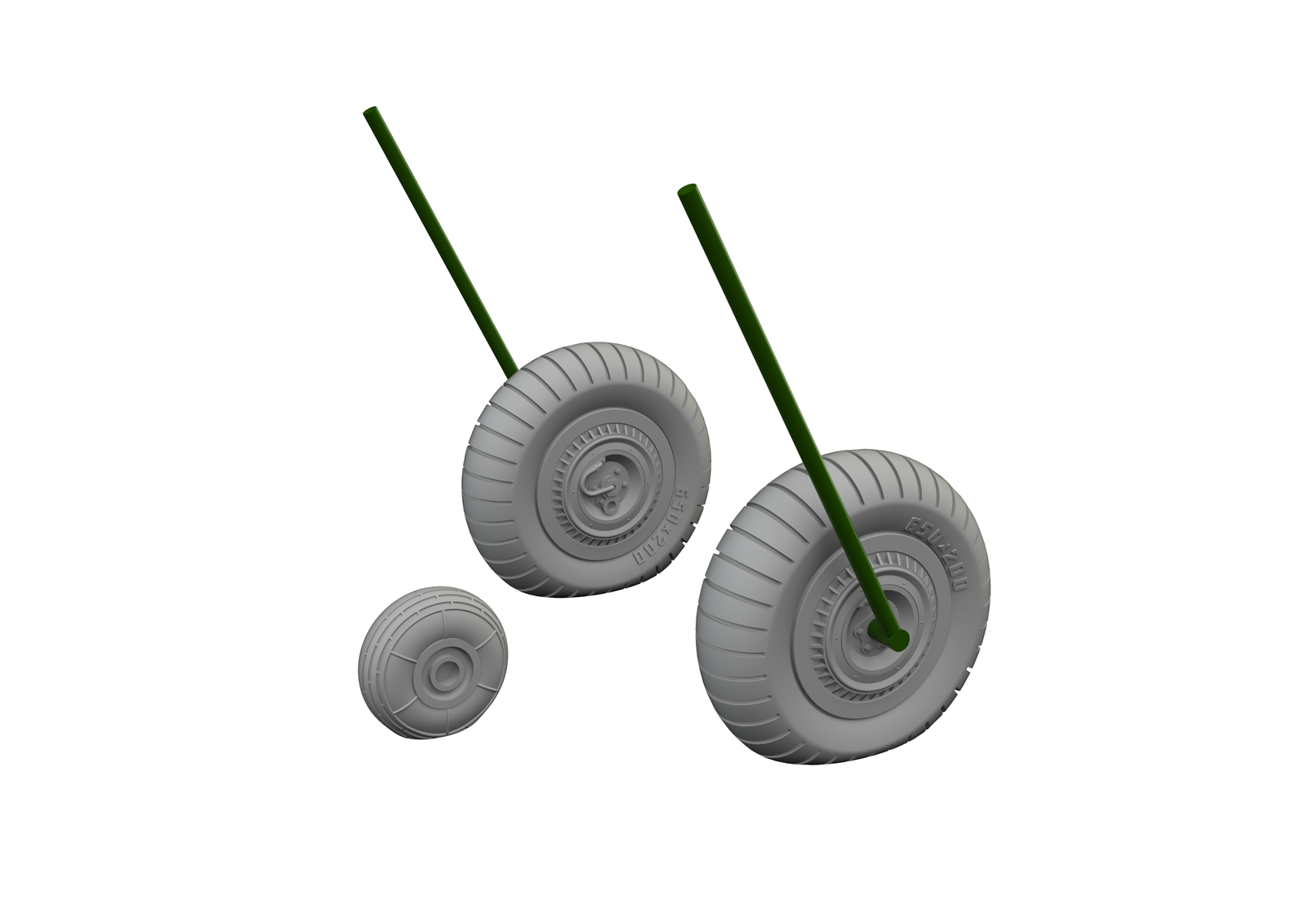 Eduard Brassin 648821 1:48 Yakovlev Yak-9D wheels
