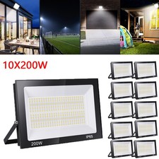 10x200W LED Floodlight Spot Light Security Flood Lights Outdoor Garden Lamp IP65