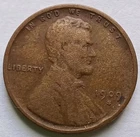 1909-S Lincoln Wheat Cent VG Details, Semi-Key Date Penny 1C coin