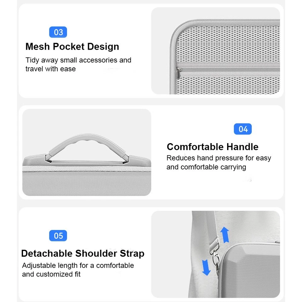 Estuche de Transporte para DJI Neo2 Fly More Combo Bolsa de Almacenamiento EVA para Controlador RC-N3 Foto 4 de 4