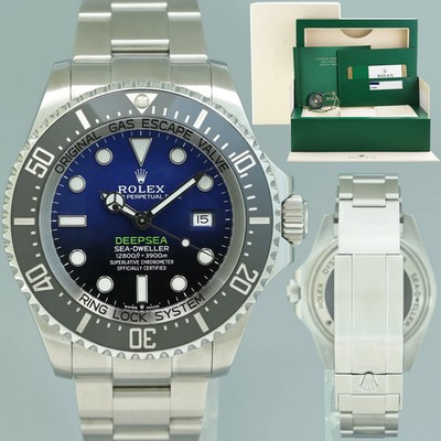 MINT PAPERS Rolex 126660 Sea-Dweller Deepsea 44mm James Cameron Blue Steel Watch