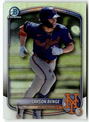 Topps Bowman Chrome MLB 2025 No. BDC-138 Carson Benge Refractor