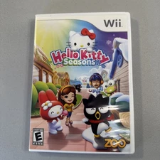 Hello Kitty Seasons Nintendo Wii Complete CIB Tested