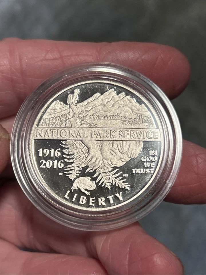 2016 S Proof USA NATIONAL PARKS 100TH ANNIVERSARY COMMEMORATIVE 1/2 DOLLAR - Image 4 of 4