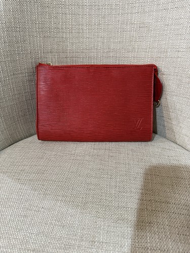 Louis Vuitton Epi Leather Pouchlette Rouge