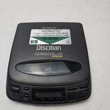 FOR PARTS - Vintage Sony Discman D-202 Portable CD Player