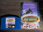 Tony Hawk's Pro Skater 1 & 2 Nintendo 64 - Tested - Working - Manual Included(1)