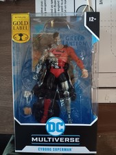 McFarlane Toys DC Multiverse Cyborg Superman Gold Label Target Exclusive NEW