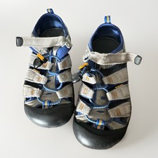 Keen Newport H2 Little Kids Size 1 Waterproof Sandals Grey Blue Washable Summer