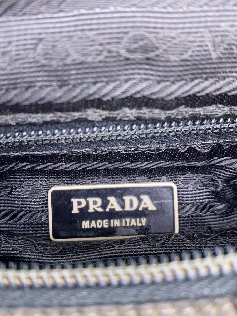 PRADA Shoulder Bag Nylon Black Plain thumbnail 5