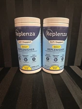 2pc Lot Replenza Daily Replenisher Lemon Drop Powder Zero Sugar Exp 9/26