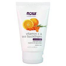 NOW FOODS Vitamin C & Sea Buckthorn 2 fl oz, Clearance for Best By 03/2026
