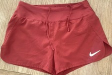 Nike 3-in. Running Lined Shorts Nice Red- Women's Small EUC Drawstring & Pockets