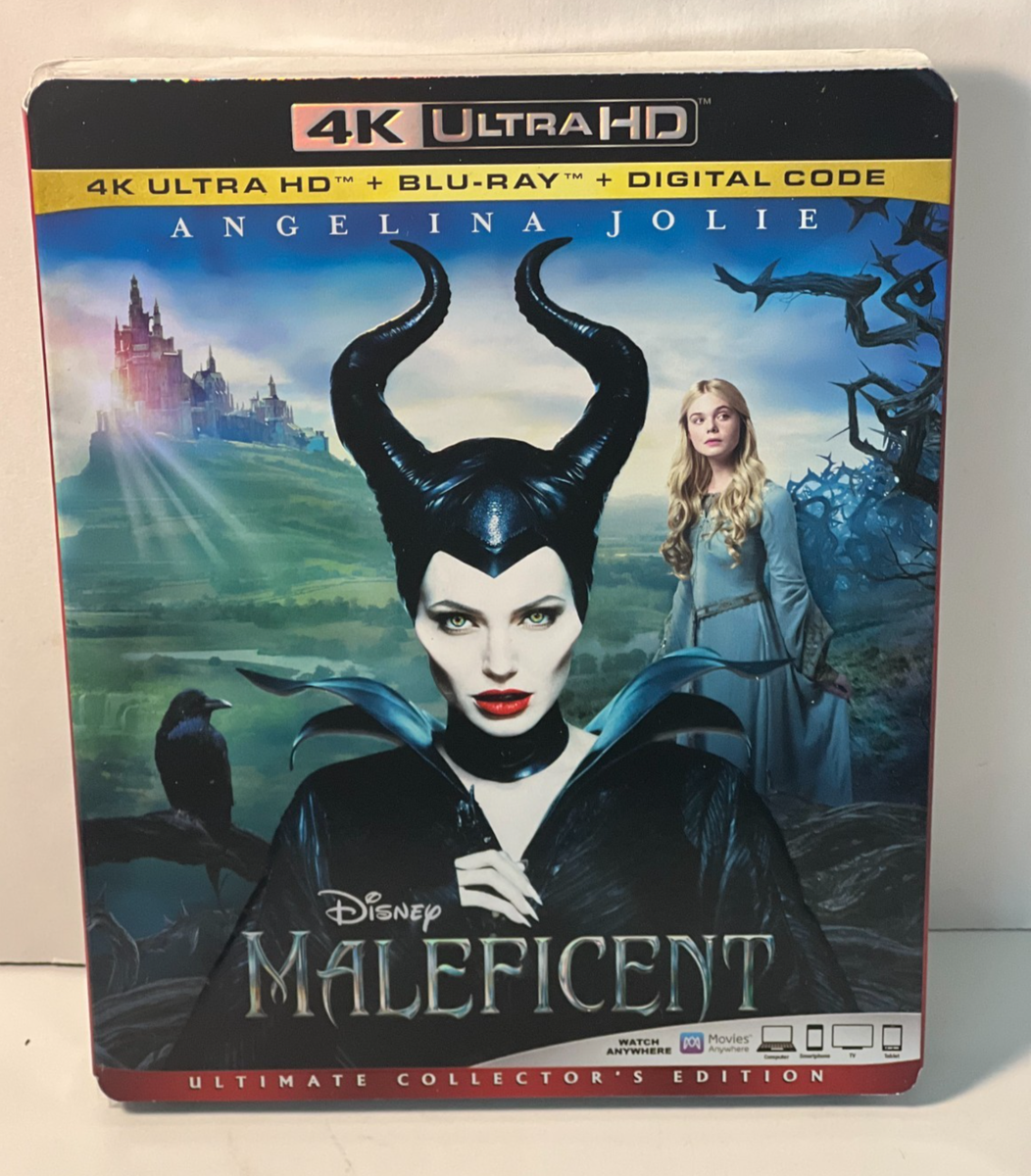 Maleficent (Ultra HD, 2014) New 4k Angelina Jolie Blu-ray Digital