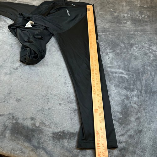Columbia Omni Shade Shirt Long Sleeve Black Logo Activewear Mens Extra Large - Picture 9 of 10
