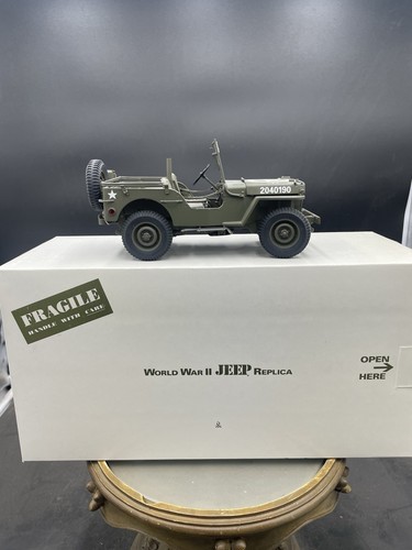 Danbury Mint 1:16 World War II WW2 Willy's Scout Jeep Replica 1994 OVP