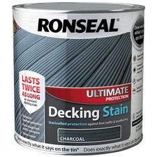 Ronseal Ultimate Protection Decking Stain Rich Colour Extra Tough 2.5L- 5L