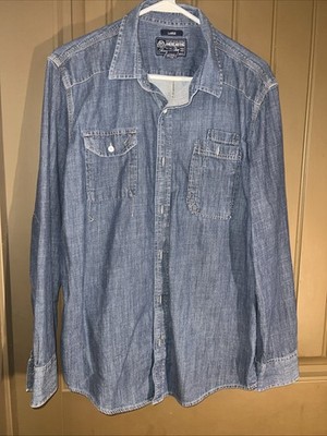 American Rag 1984 Shirt Top Women s Size Large Blue Jeans. 100% Cotton