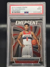 2019 Panini Prizm Rui Hachimura Emergent PSA 9 MINT