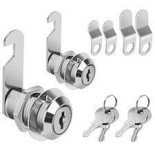 Cam Locks Keyed Alike, 3/4" Cabinet Locks with Keys Secure Files Drawers RV S...