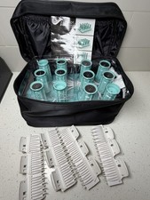 Calista Tools Hot Wavers Heated Rollers 12 Short Ion Rollers Travel Bag 12 Clips