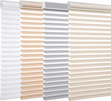 Changshade CUSTOM Corded Light Filtering Shangri-La Roll Shades Window Blinds