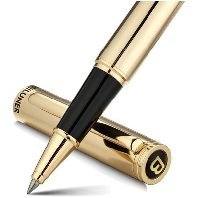Stunning 24K Gold Rollerball Pen - Smooth Writing Experience, Gift-Ready Luxury