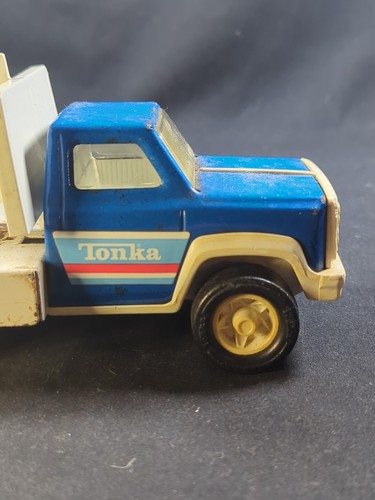 Rustic TONKA PEPSI COLA Vintage White & Blue Pickup Delivery Truck Unique - Picture 2 of 12