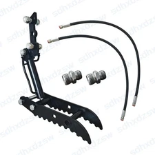 TYPHON Hydraulic Thumb Clip For 0.8Ton-2Ton Mini Excavators Attachments 3-Holes