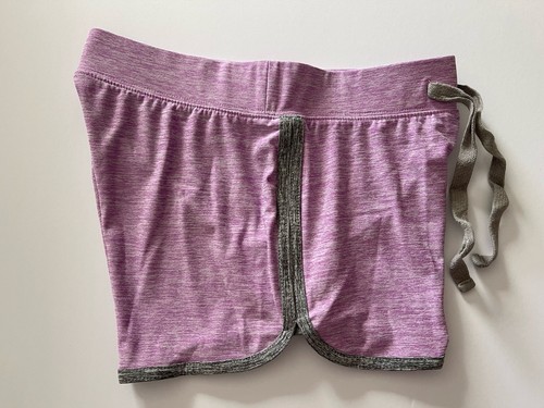 Justice Girls Shorts Size 10 Purple & Gray Runners Active Sportswear Used - Picture 7 of 7