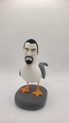 Steven Seagal The Seagull Full Color 3D Printed