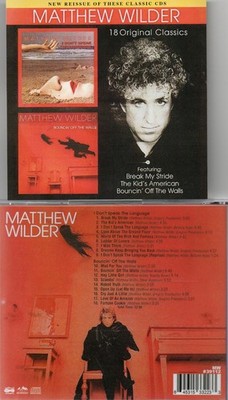 MATTHEW WILDER-BREAK MY STRIDE-2 LPS ON 1 CD ALL HIS CHART HITS | eBay